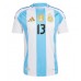 Camiseta Argentina Cristian Romero #13 Primera Equipación Copa America 2024 manga corta